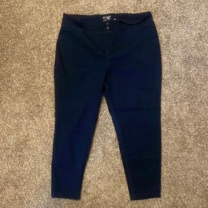 Terra & Sky size 2X jeggings (20w-22w) dark denim